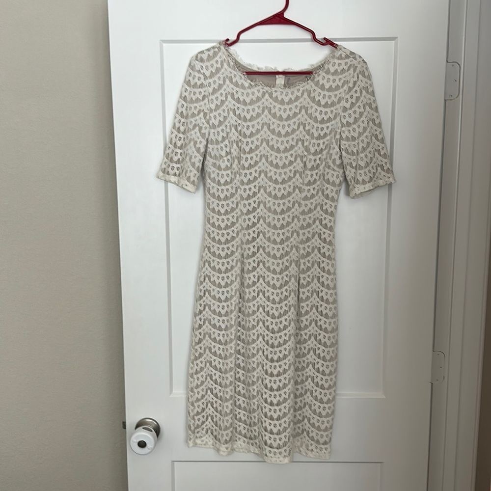 White DE Collection Dress Small
